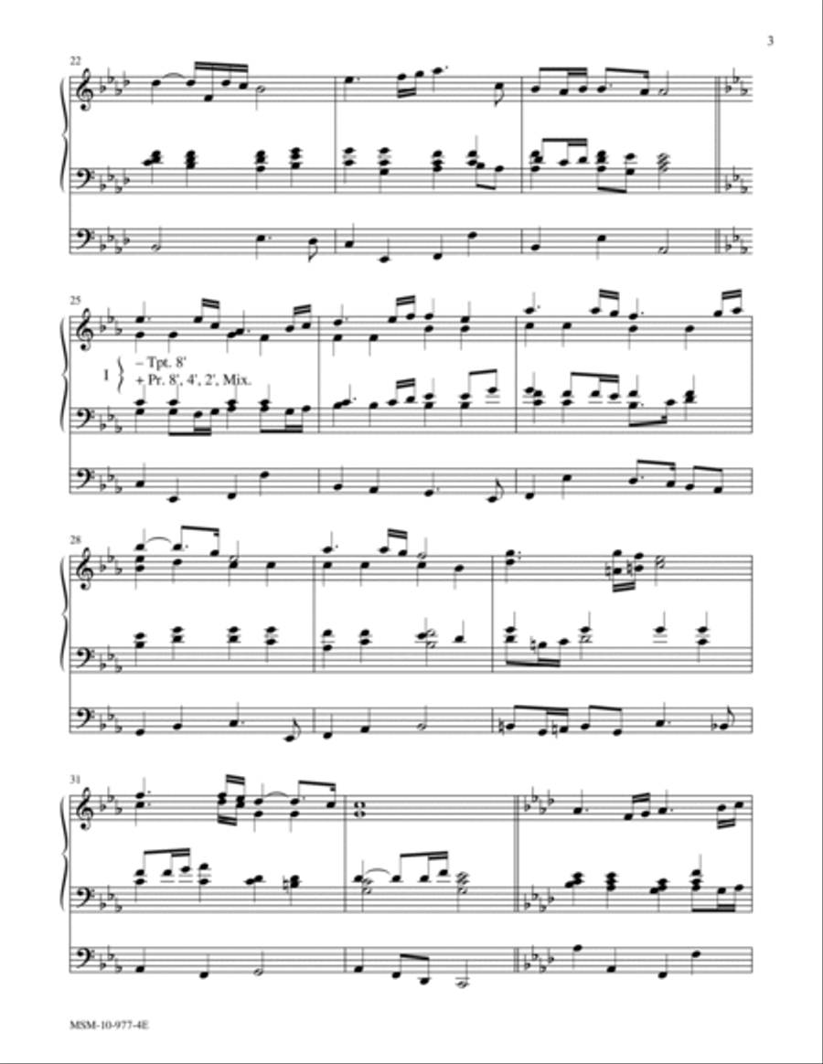Trumpet Tune in A-flat Trumpet Tune in A-flat Trumpet scores gallery preview page 3