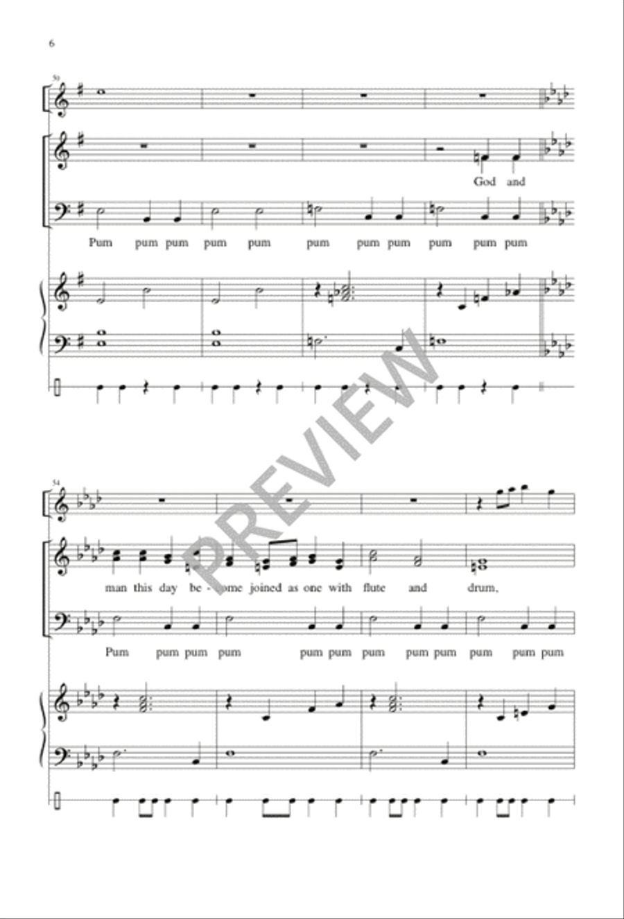 Pat-a-pan 3-Part scores gallery preview page 7