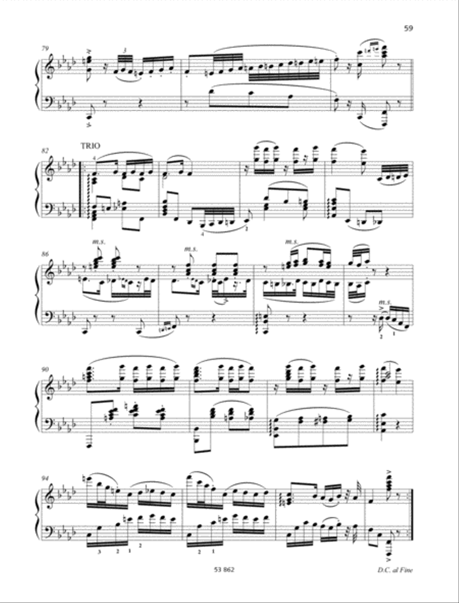 Derecho Viejo Piano Solo scores gallery preview page 6