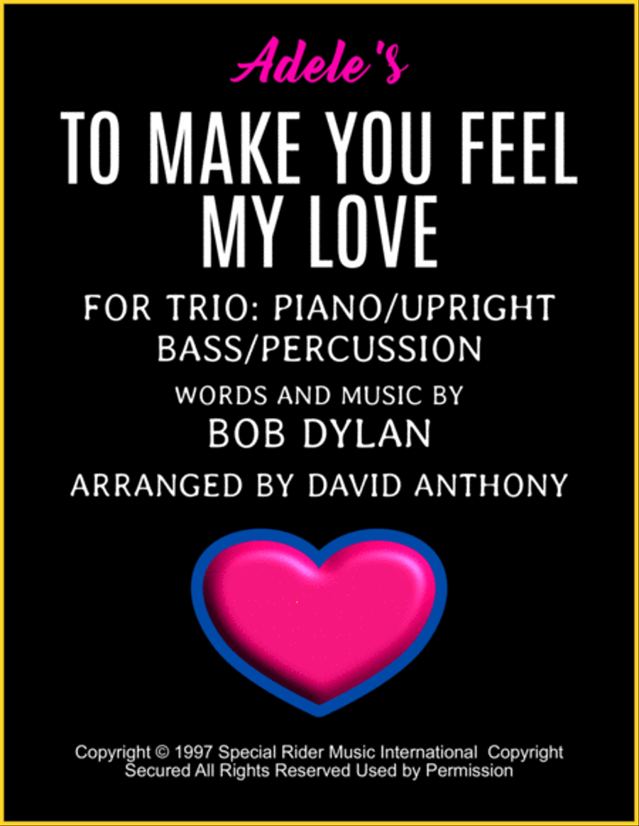 Book cover for Make You Feel My Love