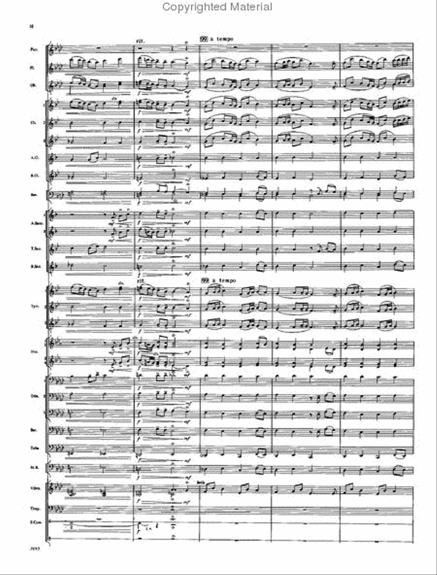 In All Its Glory Concert Band scores gallery preview page 14