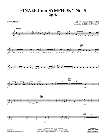 Finale from Symphony No. 5 (arr. Robert Longfield) - Bb Trumpet 3