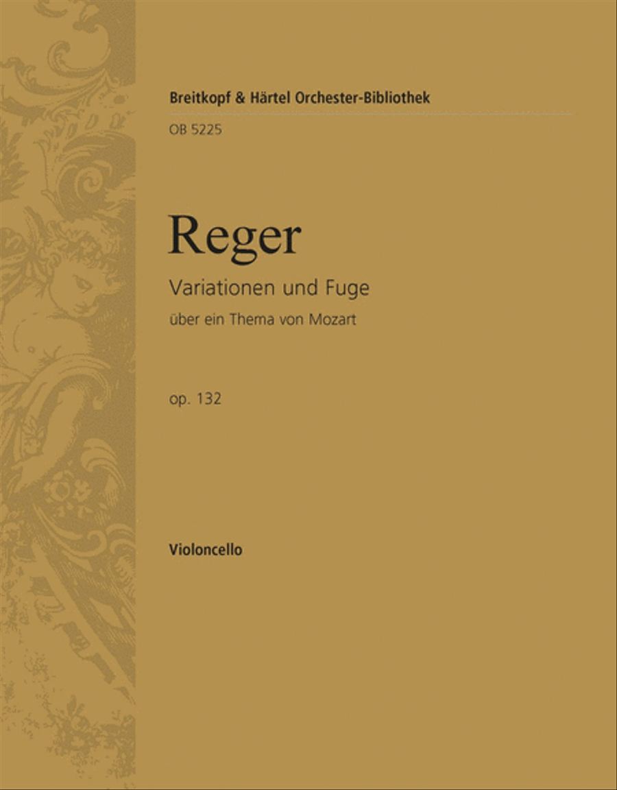 Variations and Fugue on a Theme by Mozart Op. 132 Orchestra scores gallery preview page 1