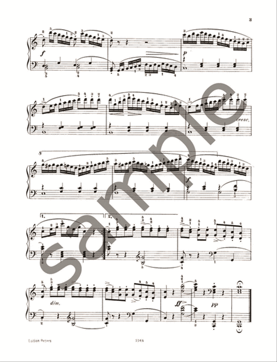 25 Exercises for Small Hands Op. 748 Piano Method scores gallery preview page 3