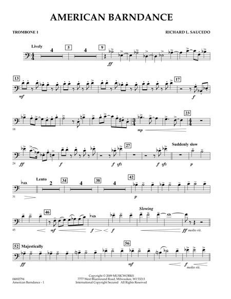 American Barndance - Trombone 1