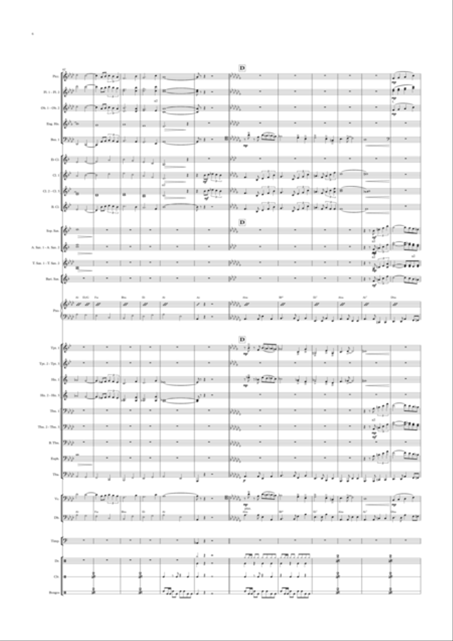 Parahyba (bolero) Concert Band scores gallery preview page 6