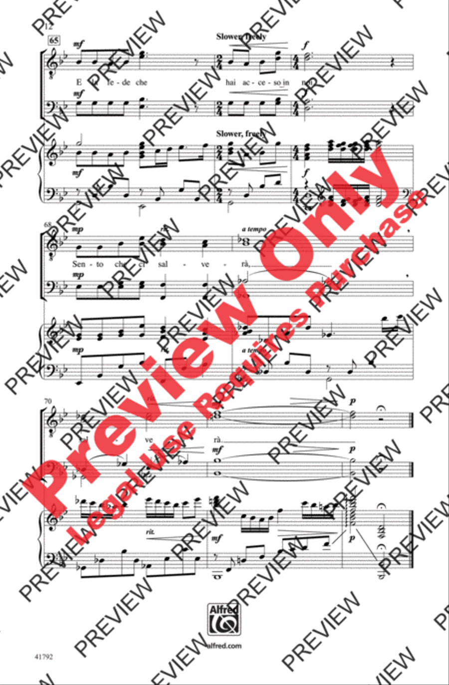 The Prayer The Prayer Men's Choir scores gallery preview page 12