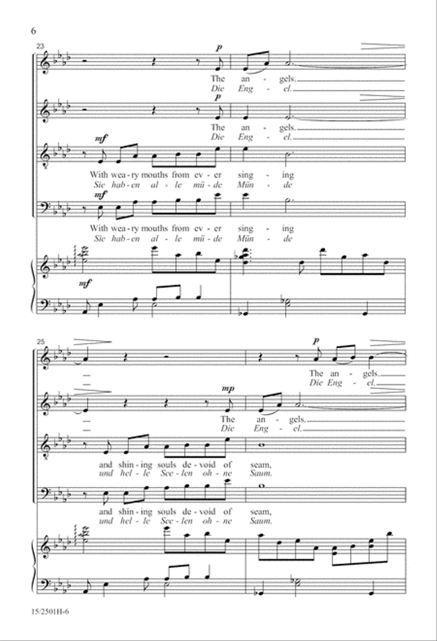 The Angels (Die Engel) The Angels (Die Engel) 4-Part scores gallery preview page 7