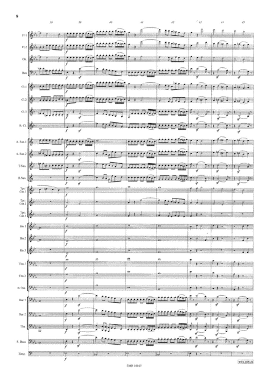 The Magic Flute Overture Concert Band scores gallery preview page 9
