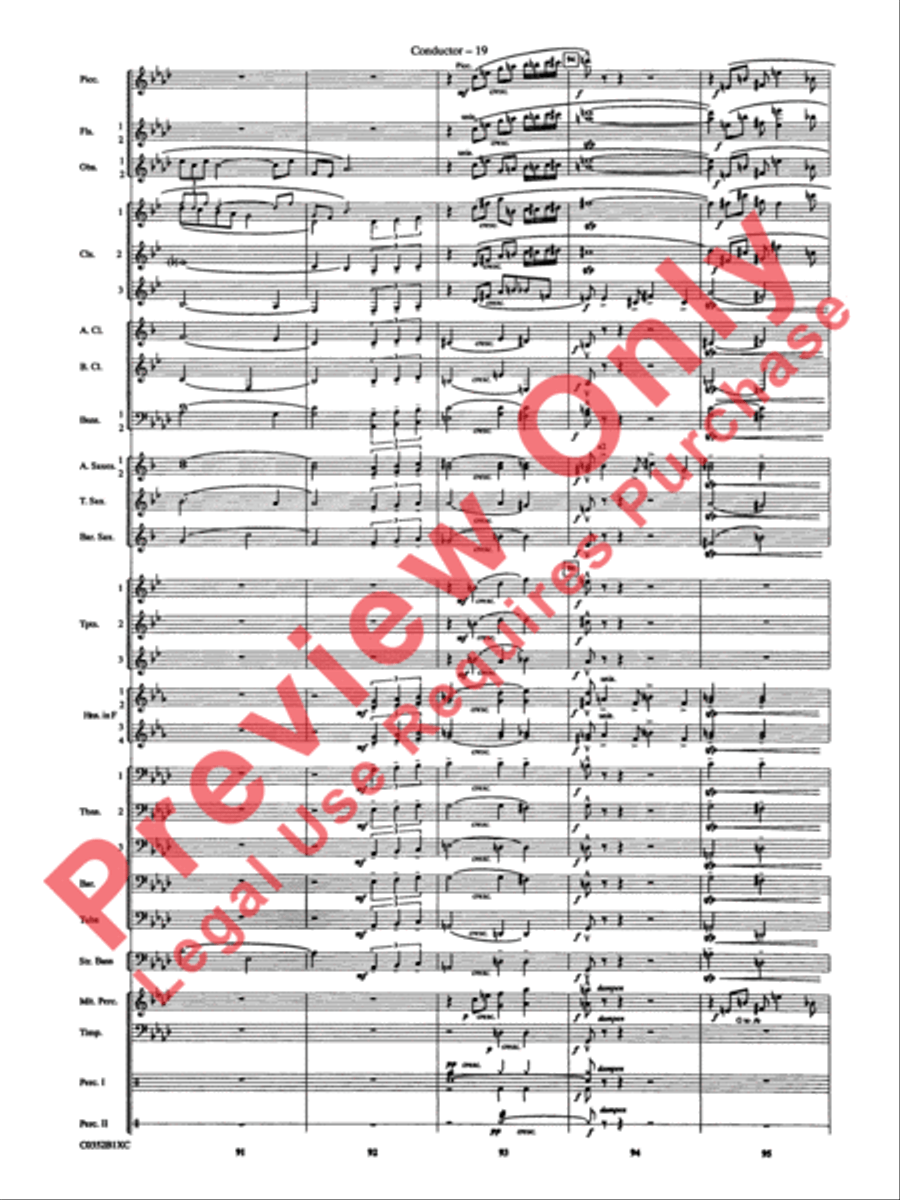 Duke Ellington! Duke Ellington! Concert Band scores gallery preview page 22