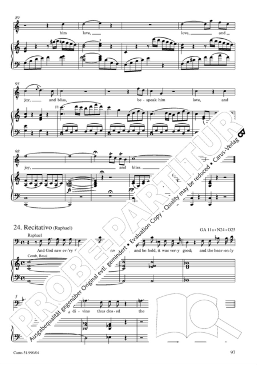 The Creation 4-Part scores gallery preview page 98