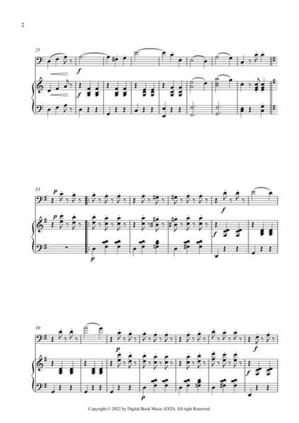 Blue Danube Waltz - Johann Strauss Jr. (Cello + Piano) image number null