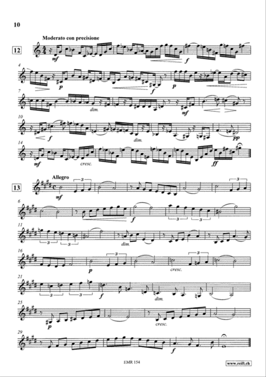 Technical & Melodic Studies Vol. 5 Trumpet scores gallery preview page 10