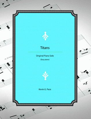 Book cover for Titans - easy piano solo