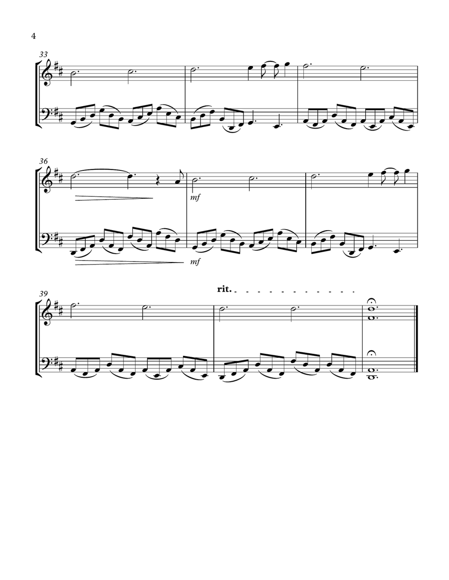 Can't Help Falling In Love String Duet scores gallery preview page 4