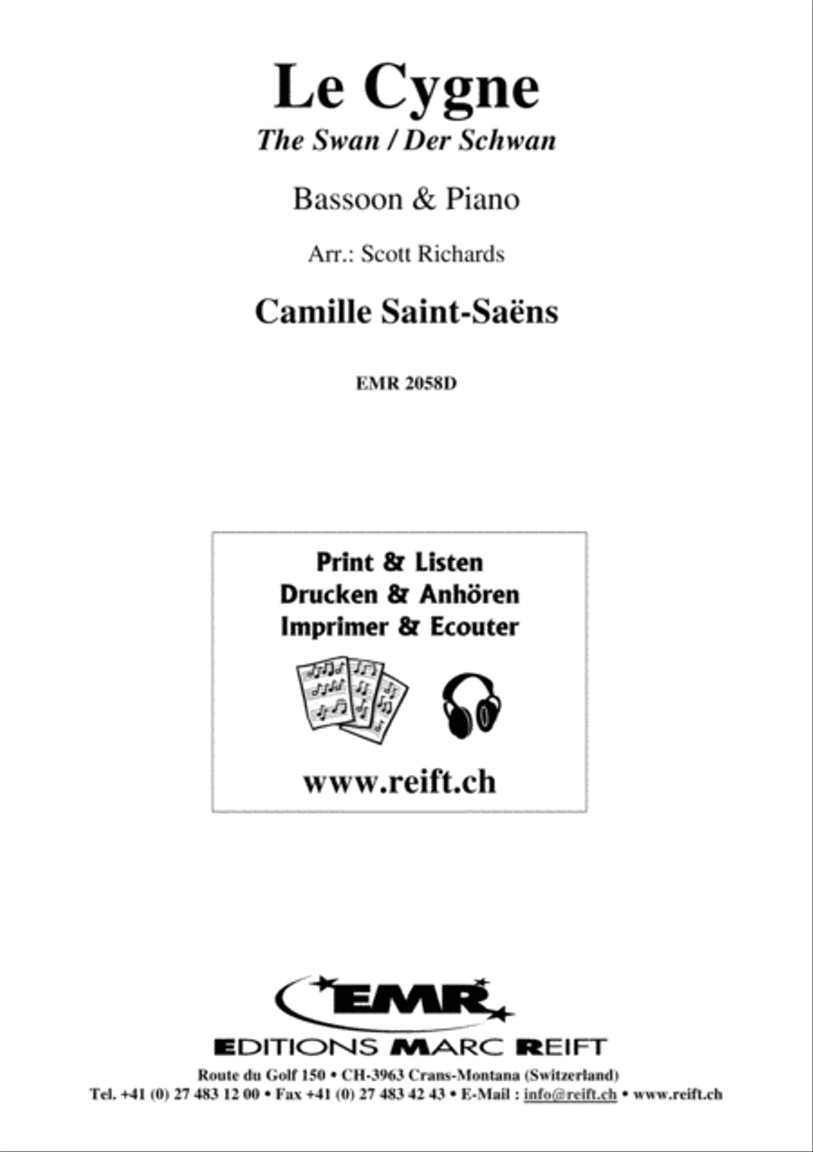 Le Cygne Bassoon Solo scores gallery preview page 2