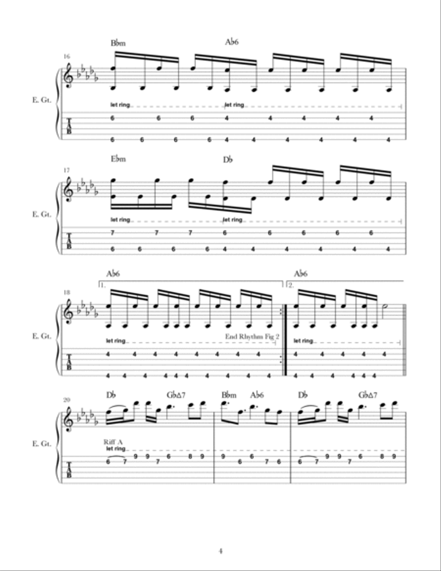 Let It Go Acoustic Guitar scores gallery preview page 4