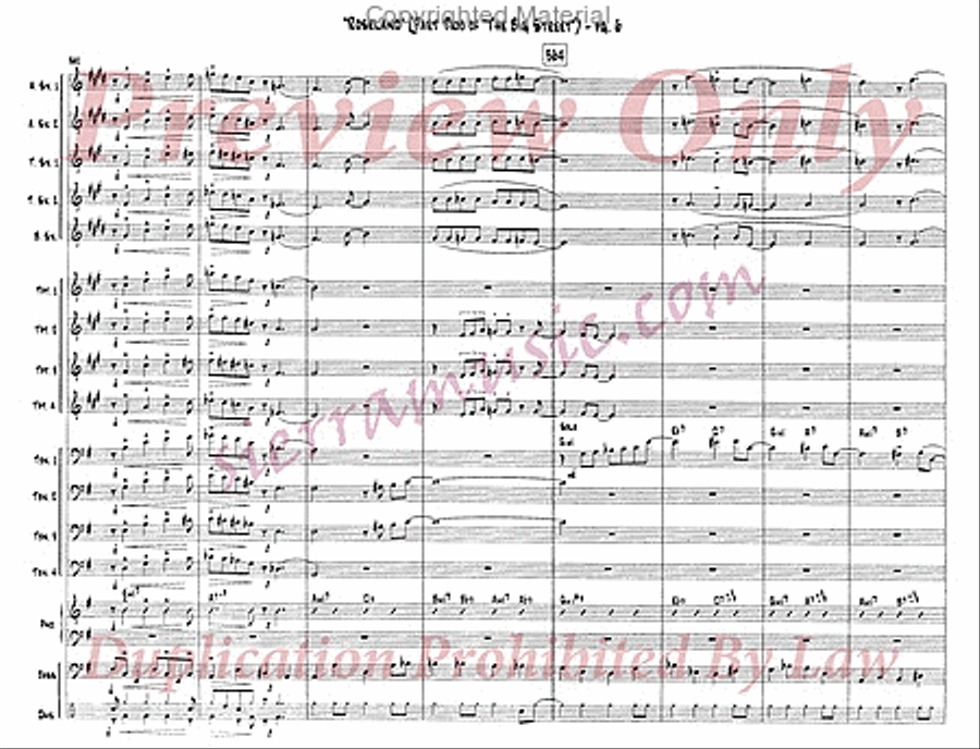 Roseland (MM2 The Big Street) Big Band scores gallery preview page 7