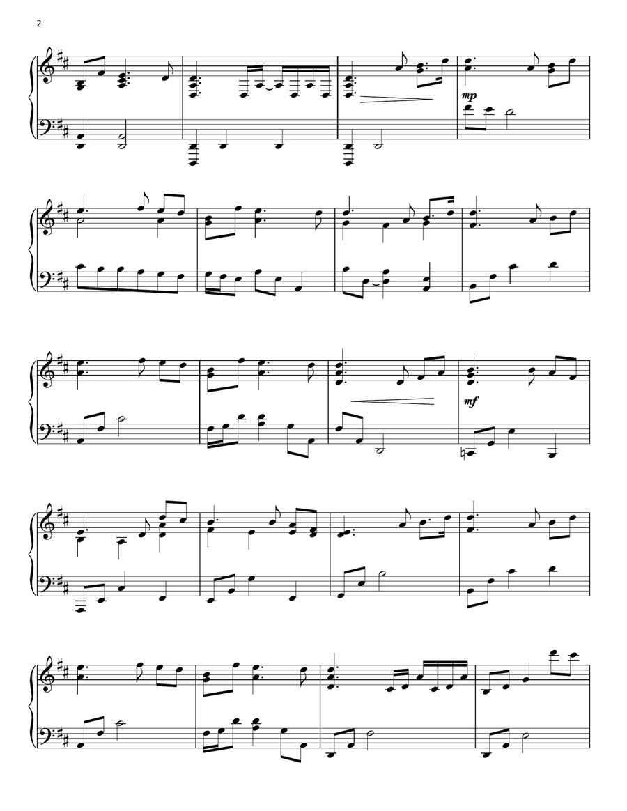 In Christ Alone In Christ Alone Piano Solo scores gallery preview page 2