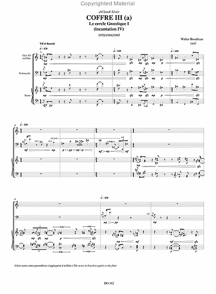 Coffre 3A (fl., (clar.) / cello / pno)