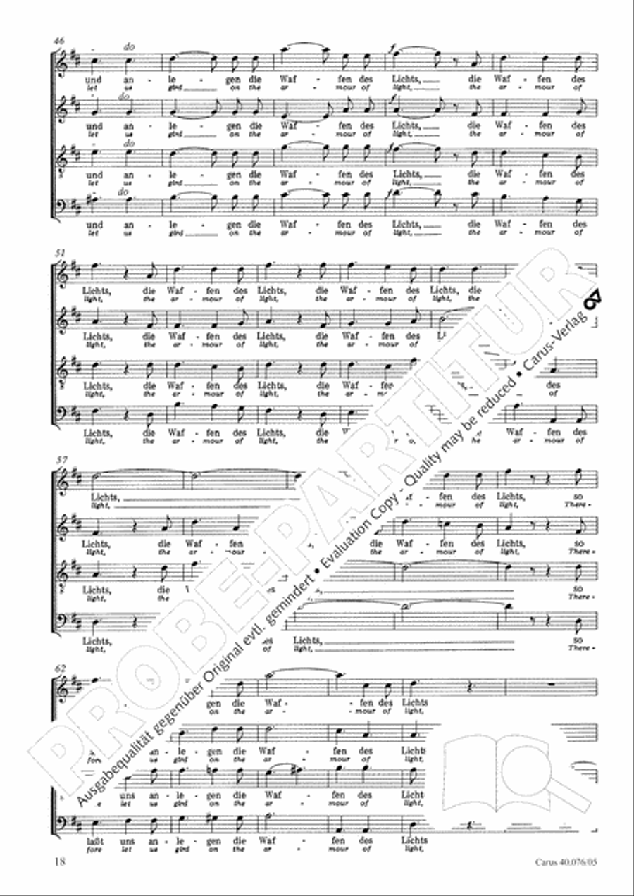 Hymn of Praise, MWV A 18 Hymn of Praise, MWV A 18 SSAATB scores gallery preview page 20