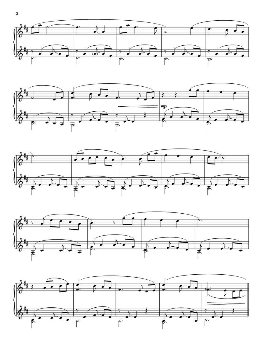 Evermore Piano Solo scores gallery preview page 2