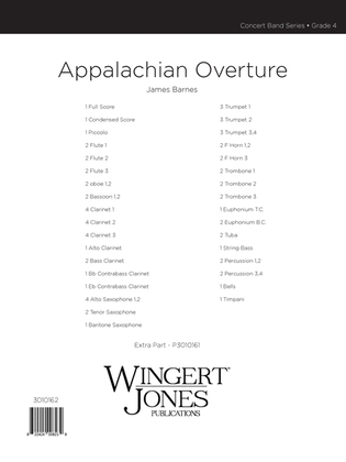 Appalachian Overture - Full Score