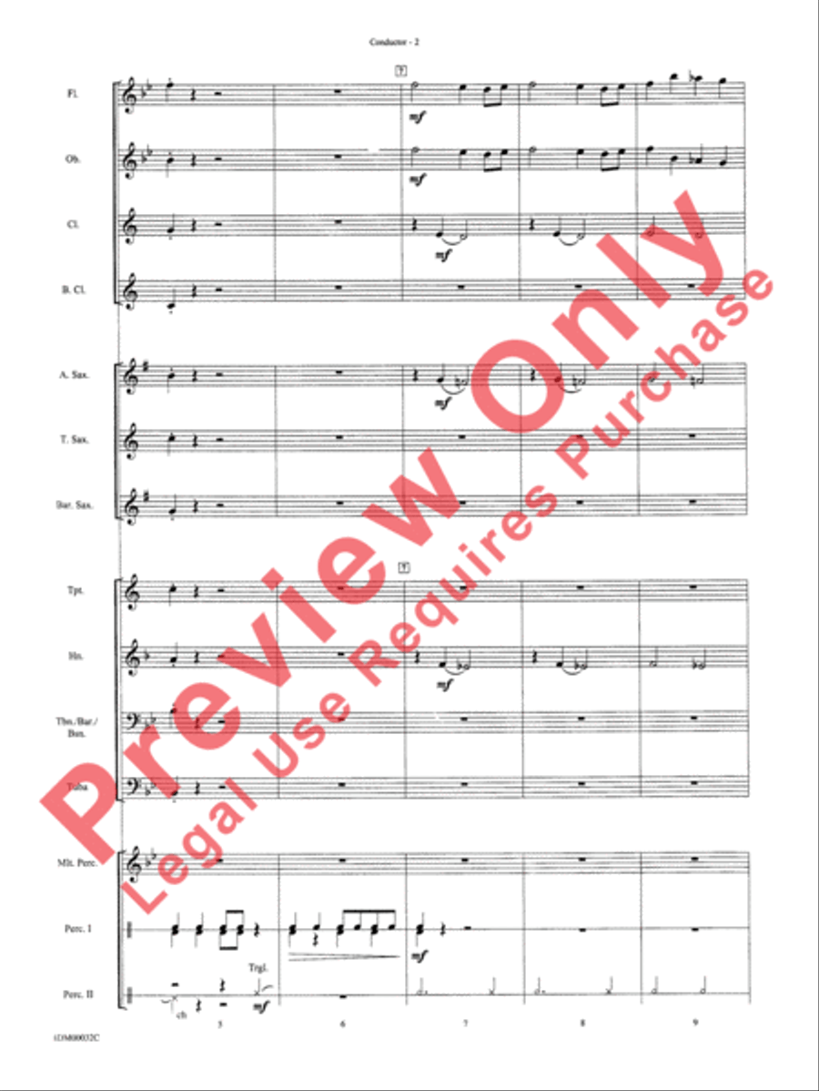 Spectrum Concert Band scores gallery preview page 5