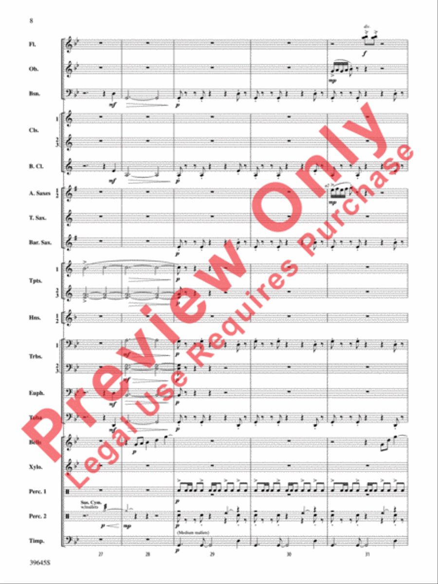 Whirlybird Concert Band scores gallery preview page 9