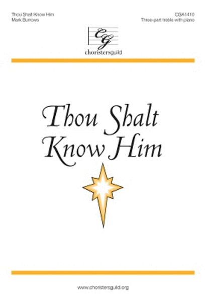 Thou Shalt Know Him image number null