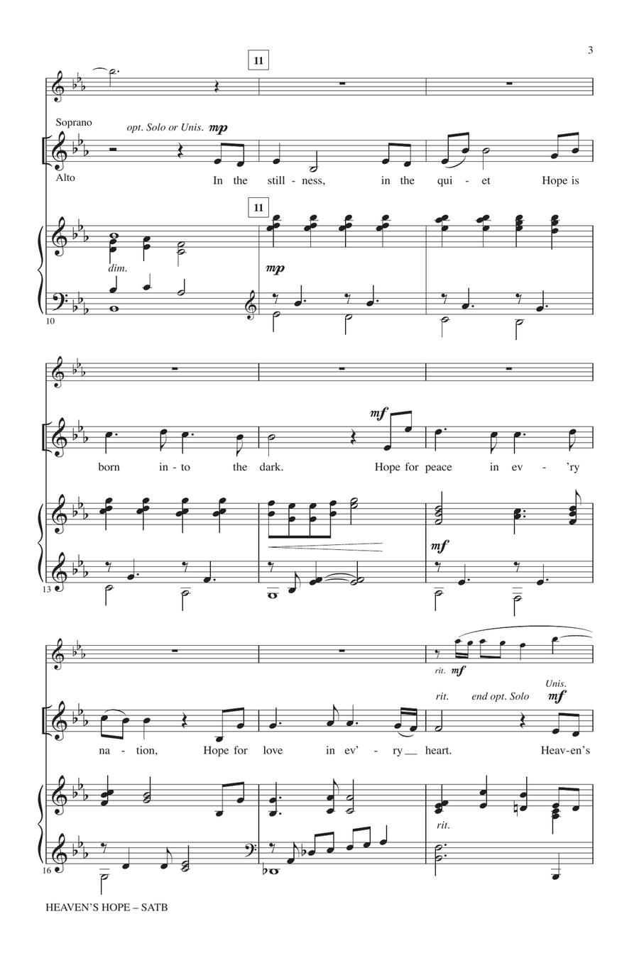 Heaven's Hope 4-Part scores gallery preview page 2