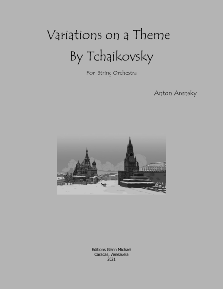 Arensky Tchaikovsky Variations for strings image number null