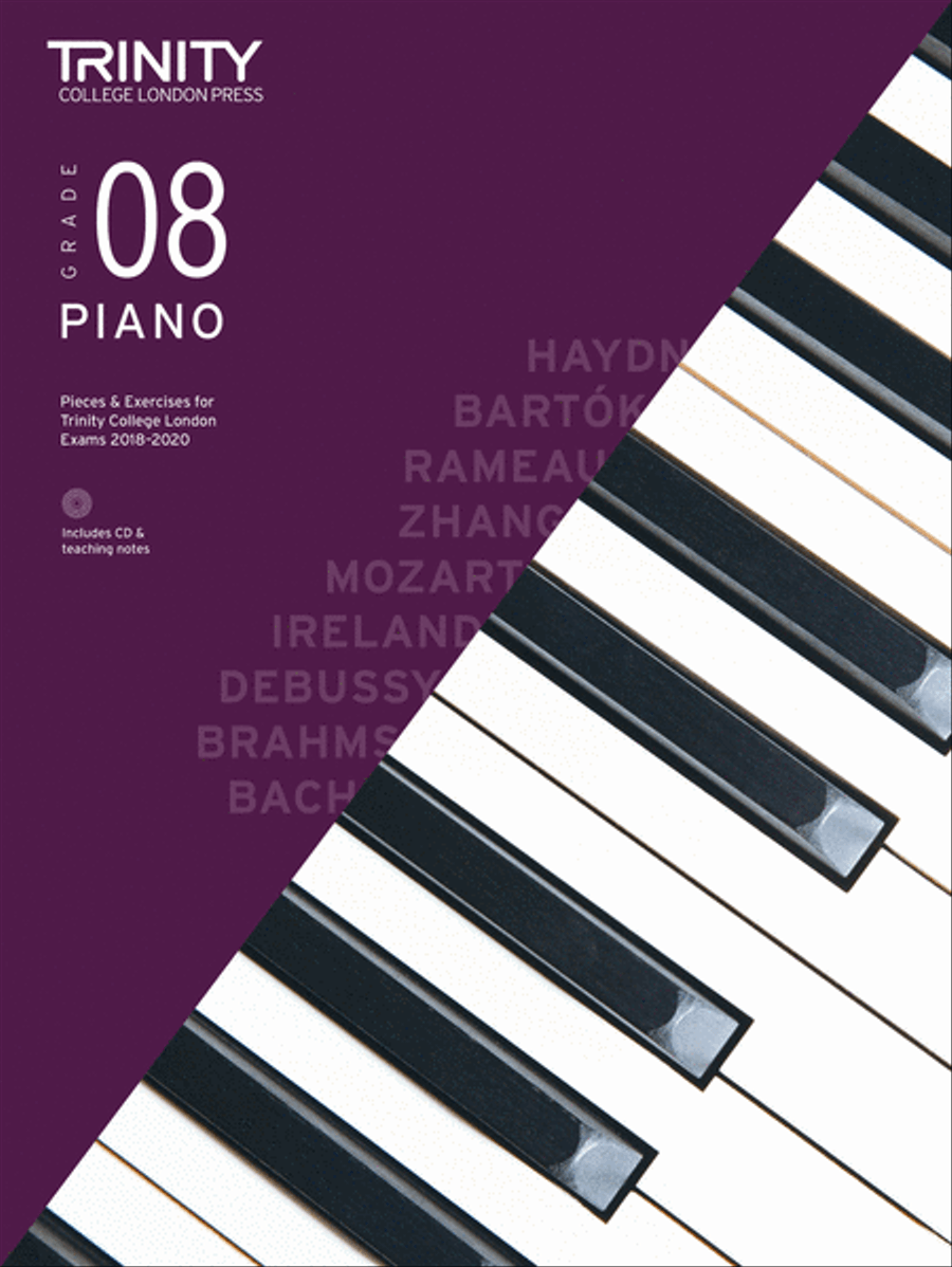 Piano Exam Pieces & Exercises 2018-2020: Grade 8 (book, CD & teaching notes) Piano Method scores gallery preview page 1