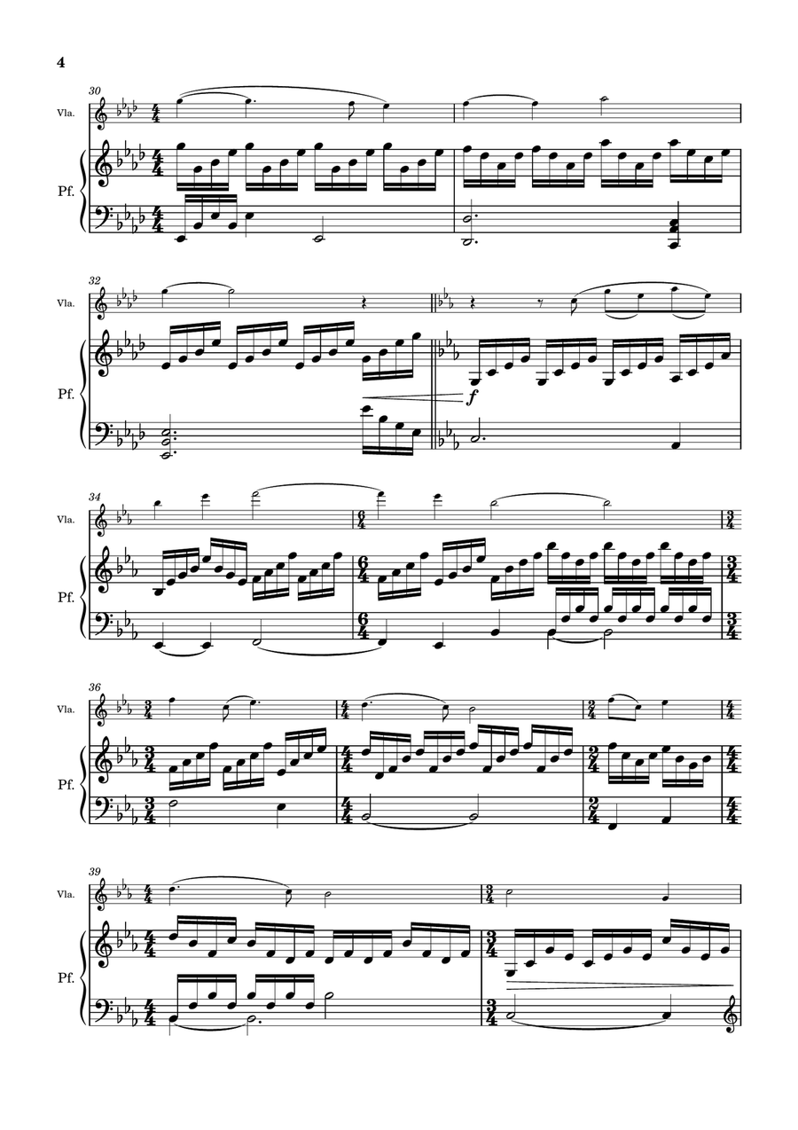 A Hidden Life Chamber Music scores gallery preview page 4