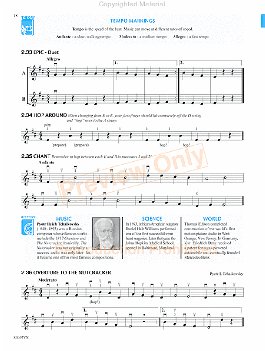 Measures of Success for String Orchestra-Violin Book 1 Chamber Orchestra scores gallery preview page 21