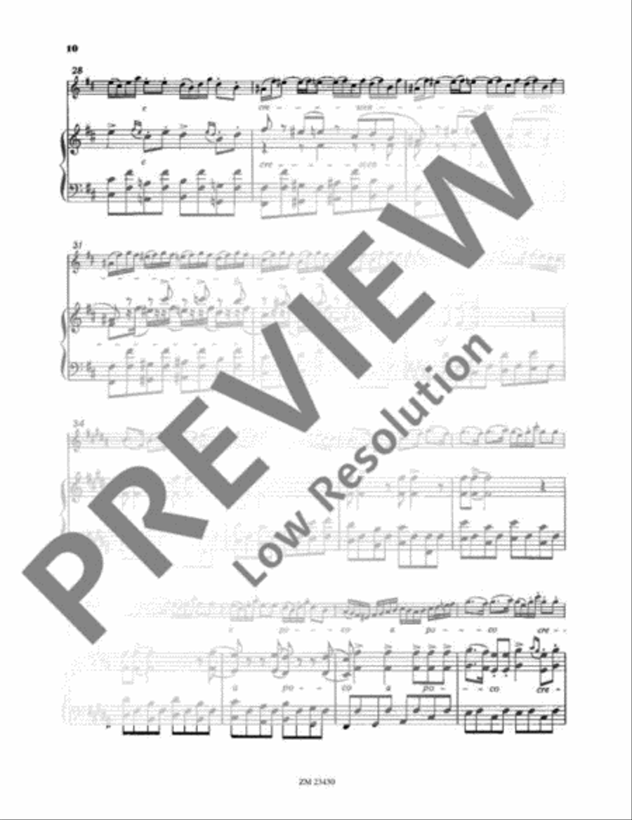 Menuet from L’Arlésienne-Suite No. 2 Flute Solo scores gallery preview page 11
