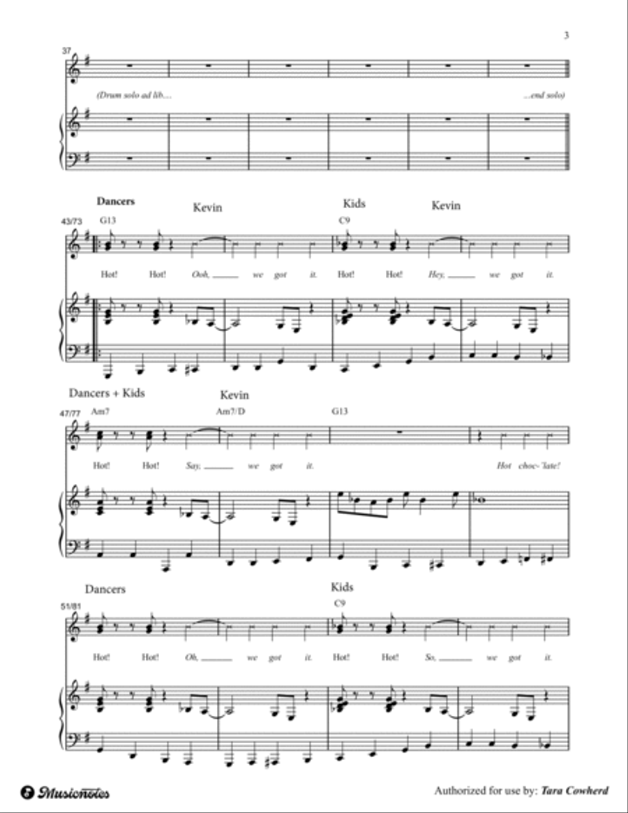 Hot Chocolate Hot Chocolate Voice scores gallery preview page 4