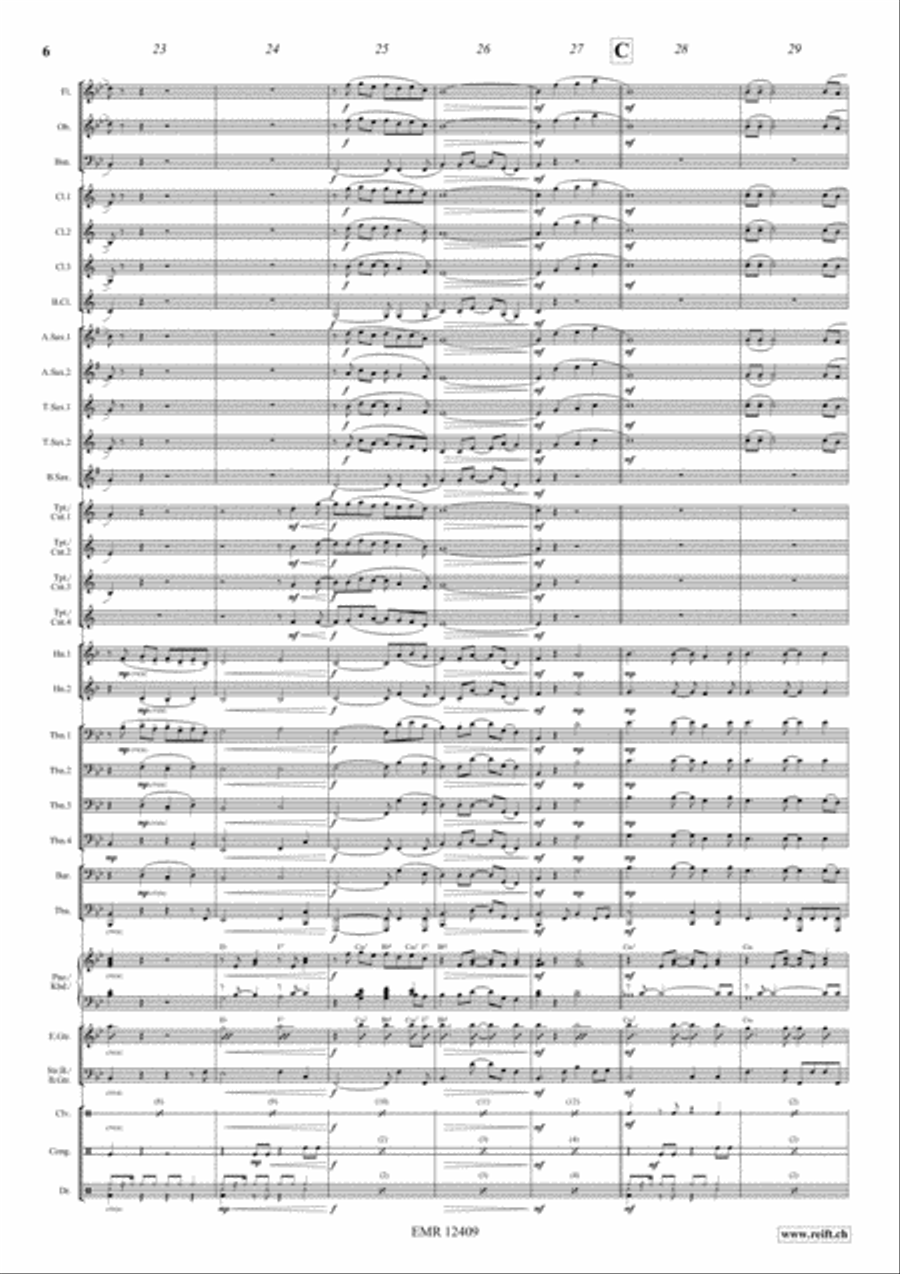 Remind Me Concert Band scores gallery preview page 6