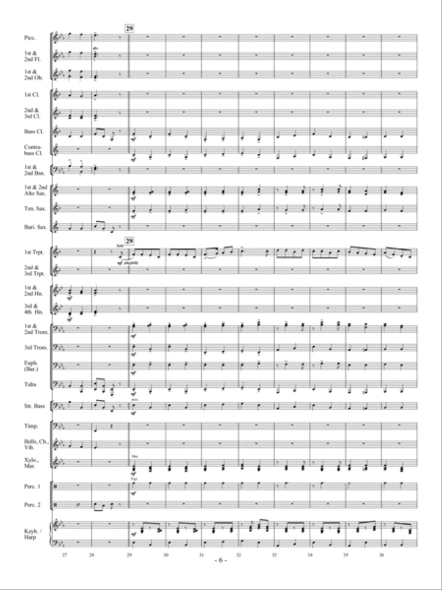 Sea Song Fantasy Sea Song Fantasy Concert Band scores gallery preview page 5