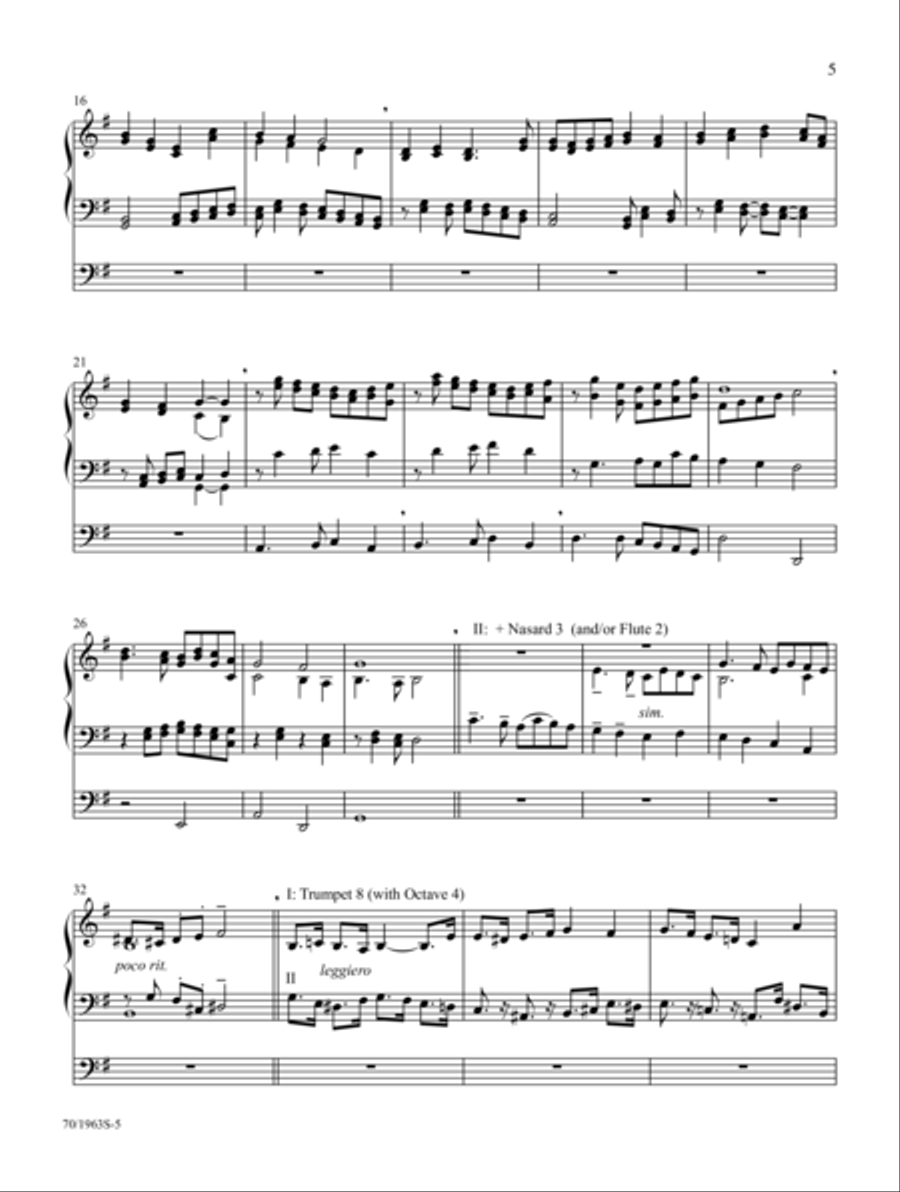 God of Grace and God of Glory Organ Solo scores gallery preview page 3