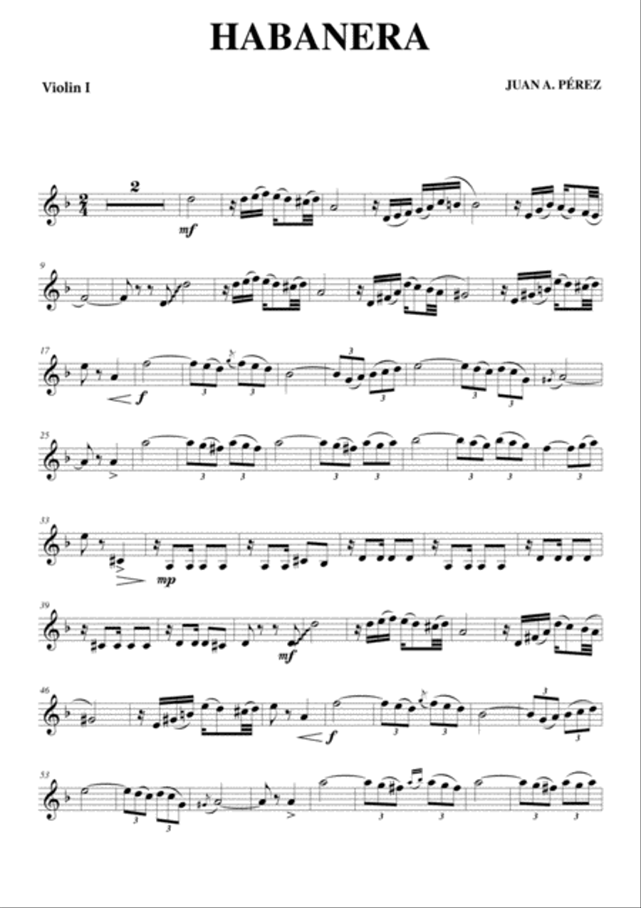 Habanera String Quartet scores gallery preview page 6