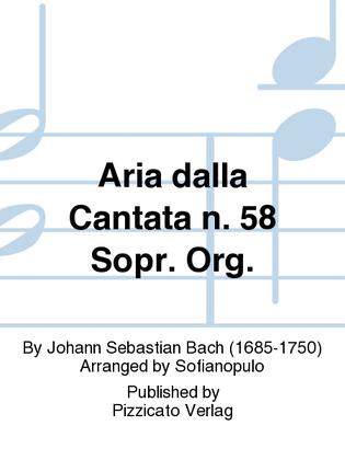 Aria dalla Cantata n. 58 Sopr. Org.