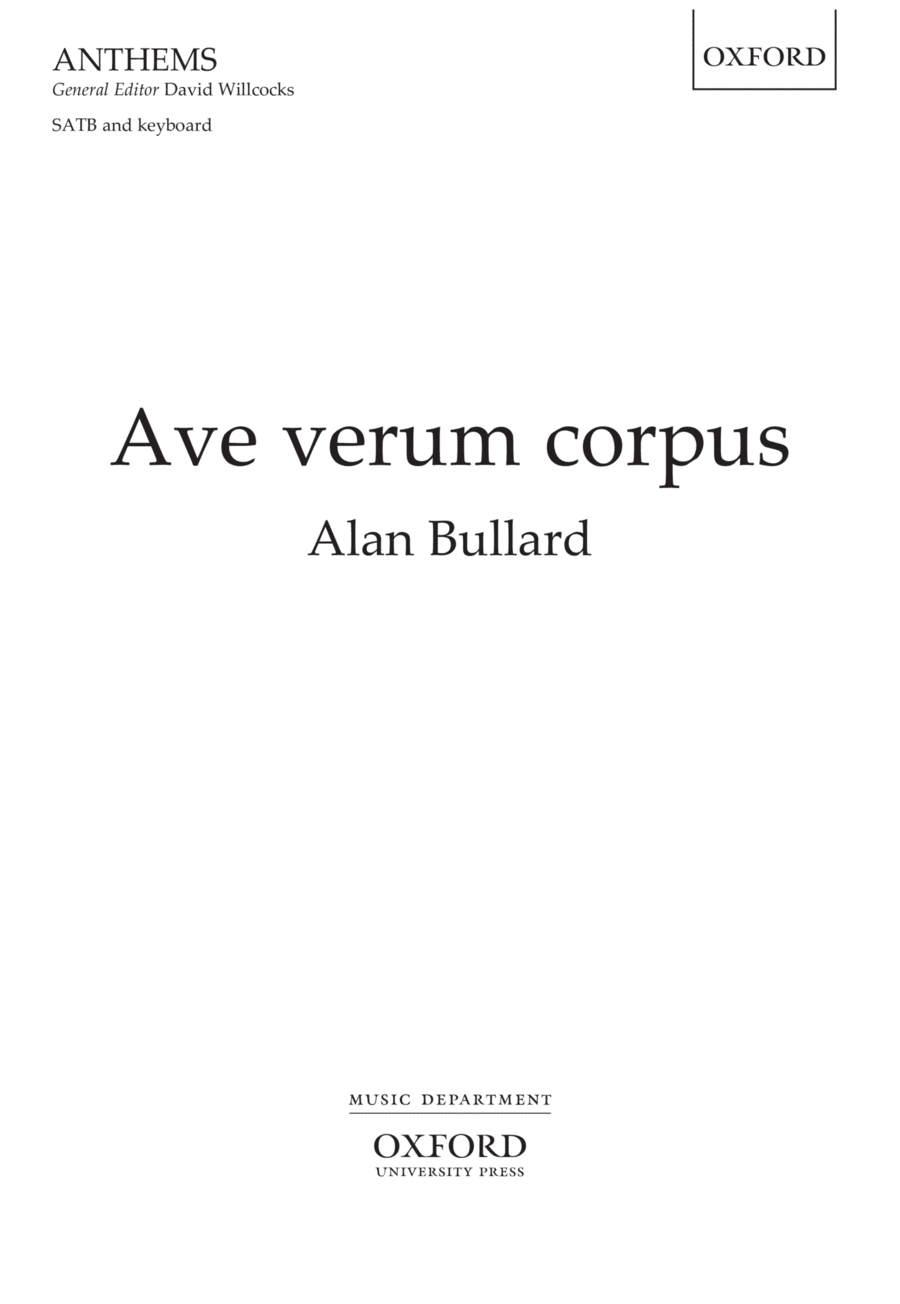 Ave verum corpus 4-Part scores gallery preview page 1