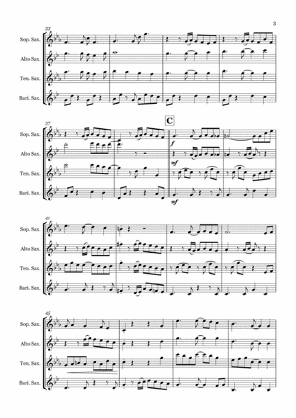Meridian - Saxophone quartet (SATB) image number null