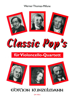 Book cover for Classic pops for 4 celli