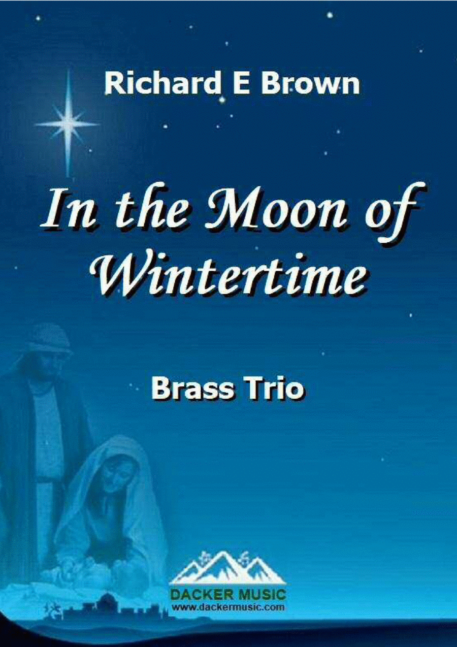 In the Moon of Wintertime - Brass Trio Brass Trio scores gallery preview page 1