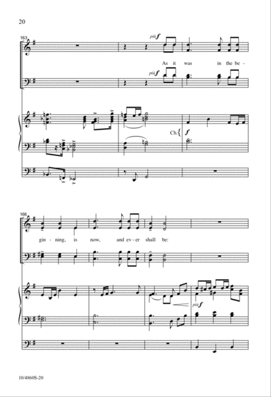Magnificat and Nunc Dimittis (