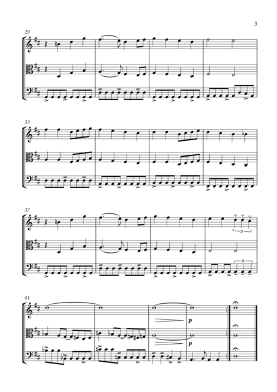 Dragon Ball Gt String Trio scores gallery preview page 3