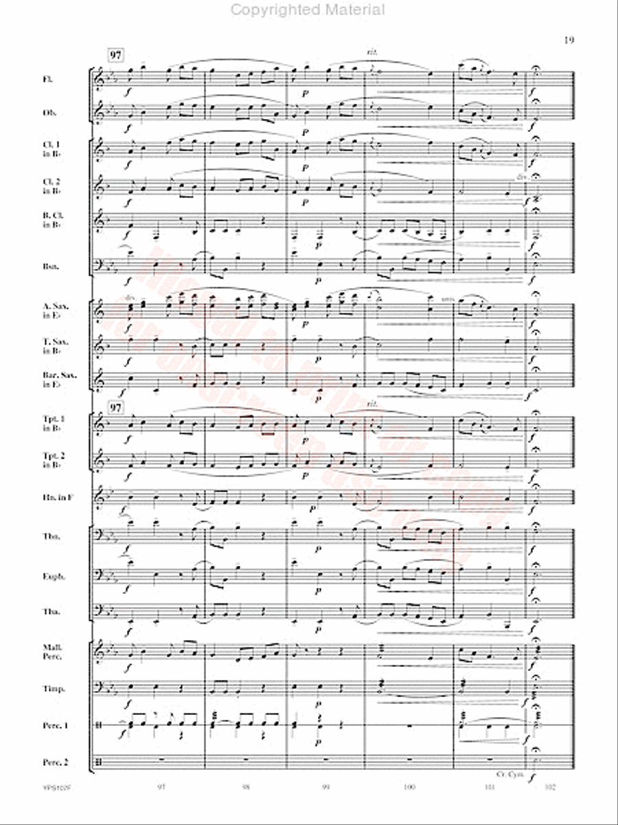 Fughetta Fughetta Concert Band scores gallery preview page 20