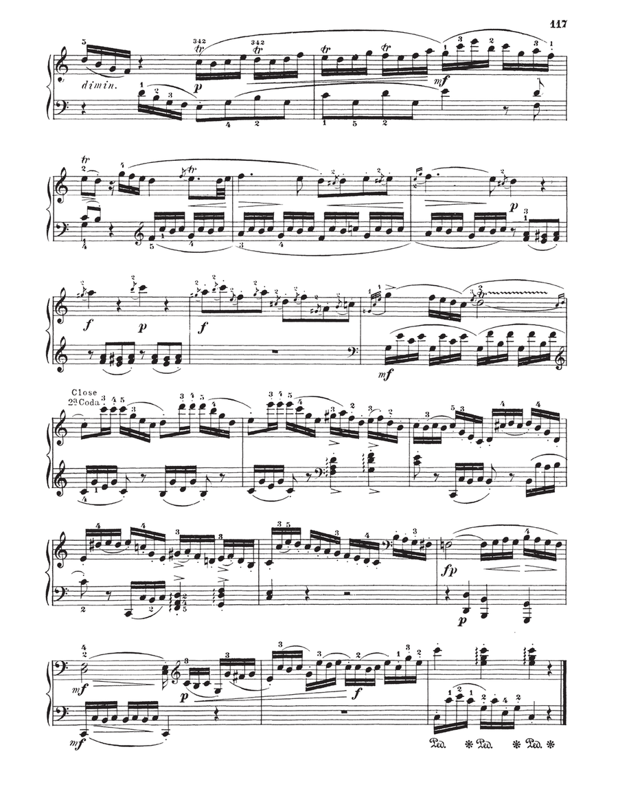 Sonata In C Major, K. 279 Piano Solo scores gallery preview page 6